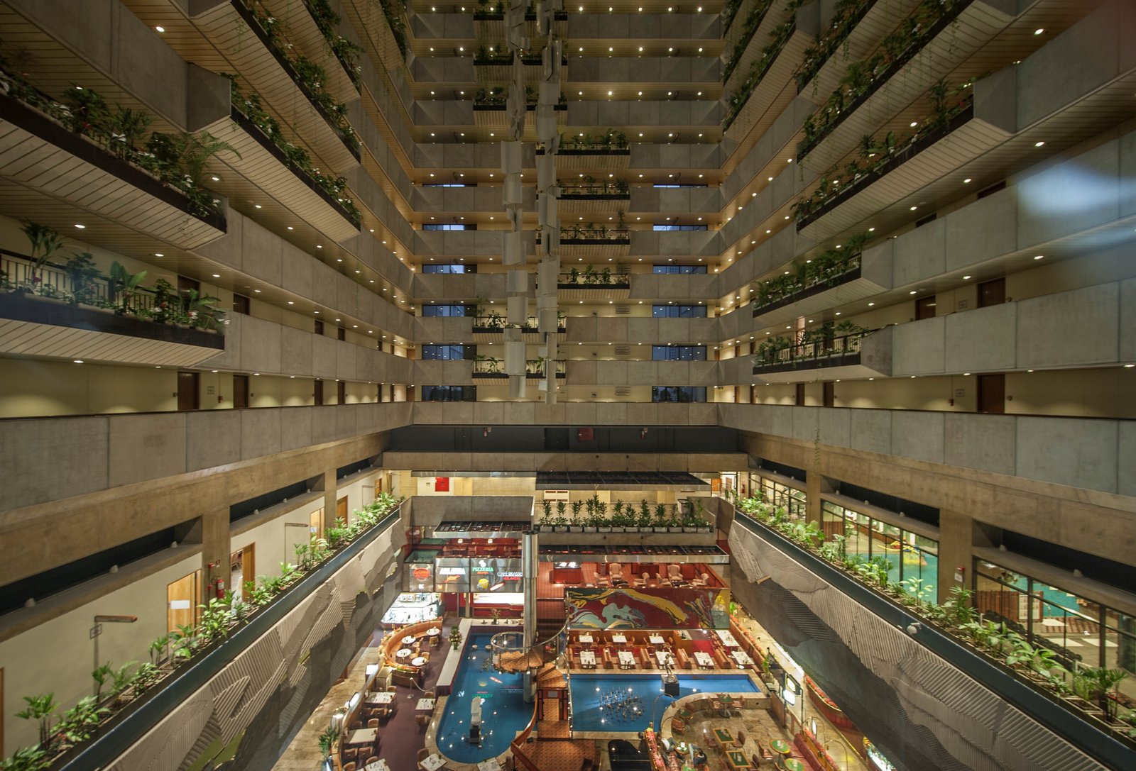 Hotel Maksoud Plaza Atrium. Foto: Daniel Pinheiro